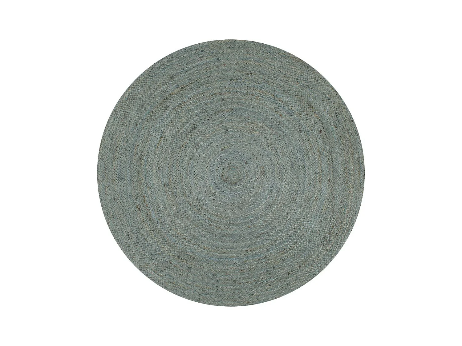 Tapis fait à la main Jute Rond 90cm Vert olive