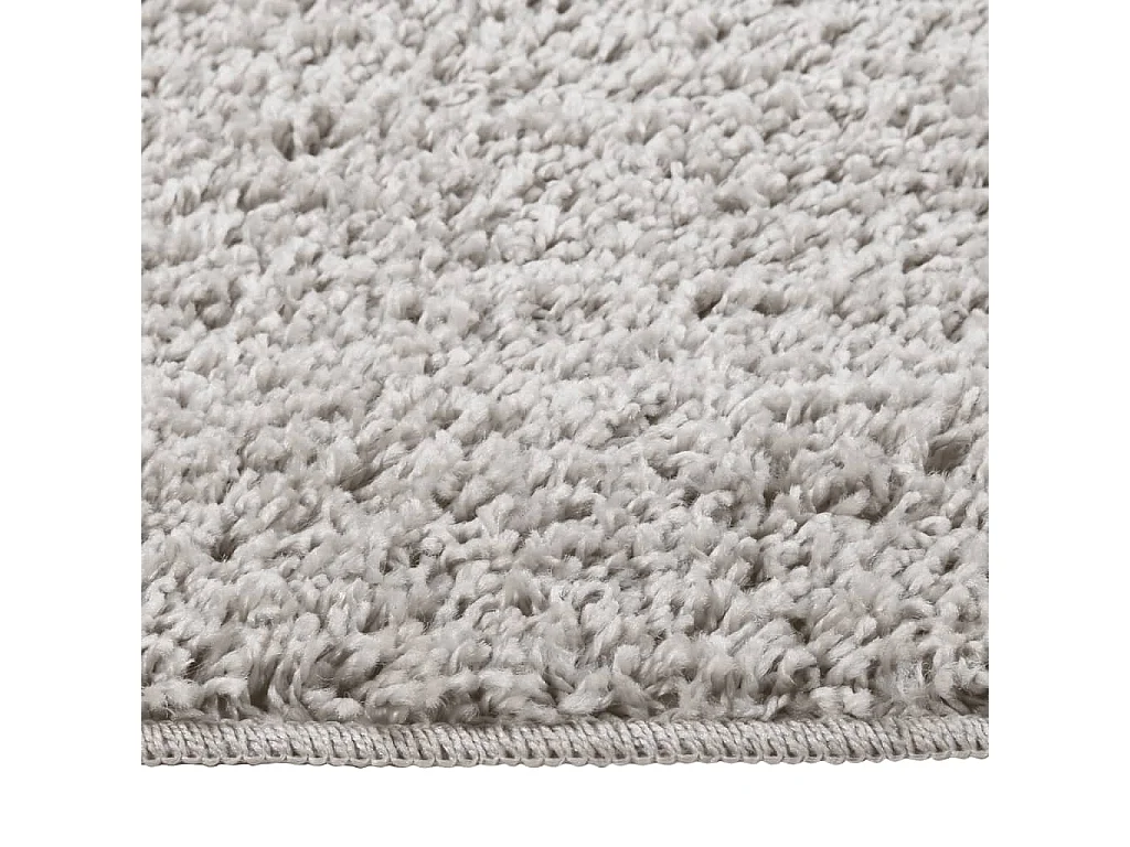 Tapis shaggy antidérapant Gris clair 120x170