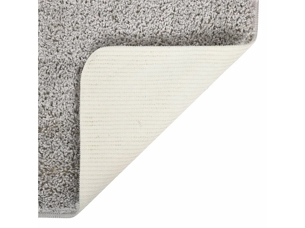 Tapis shaggy antidérapant Gris clair 120x170