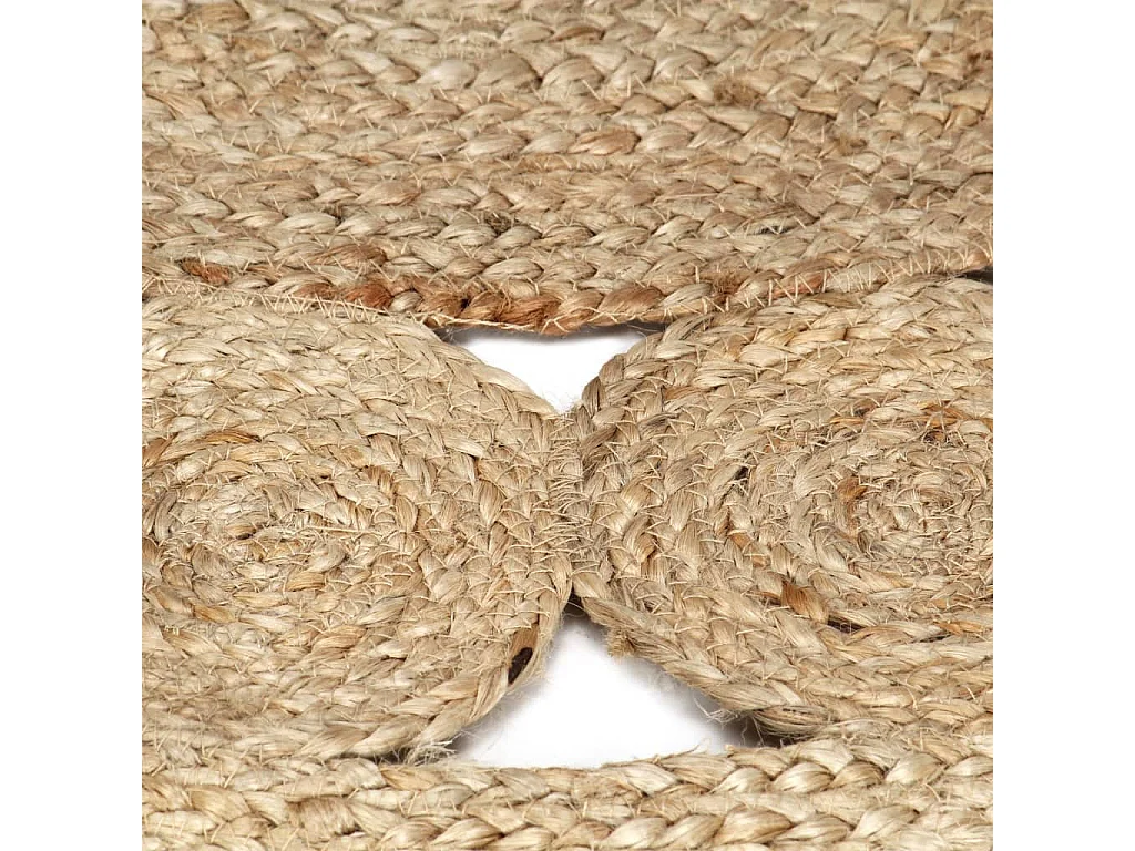 Tapis fait à la main Jute tressée 120cm