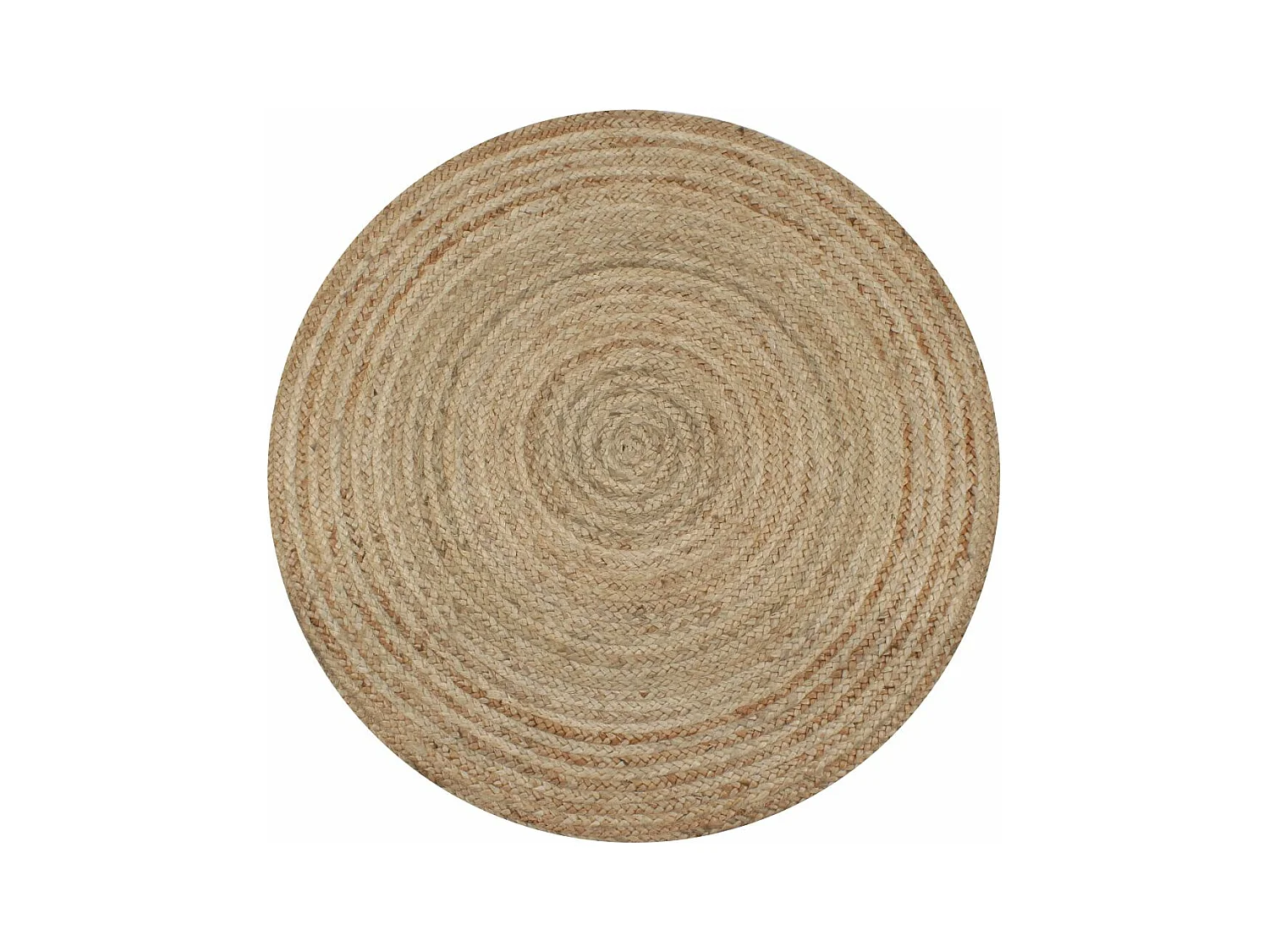 Tapis Jute tressé 90cm rond