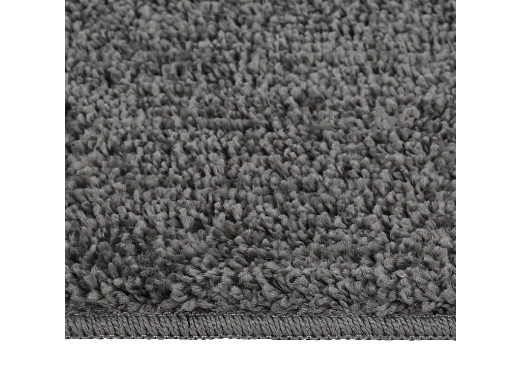 Tapis shaggy antidérapant Gris 200x290
