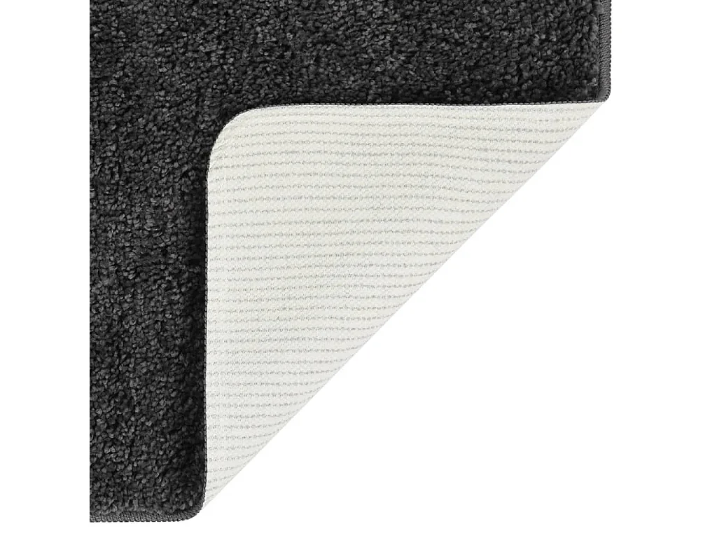 Tapis shaggy antidérapant Gris 200x290