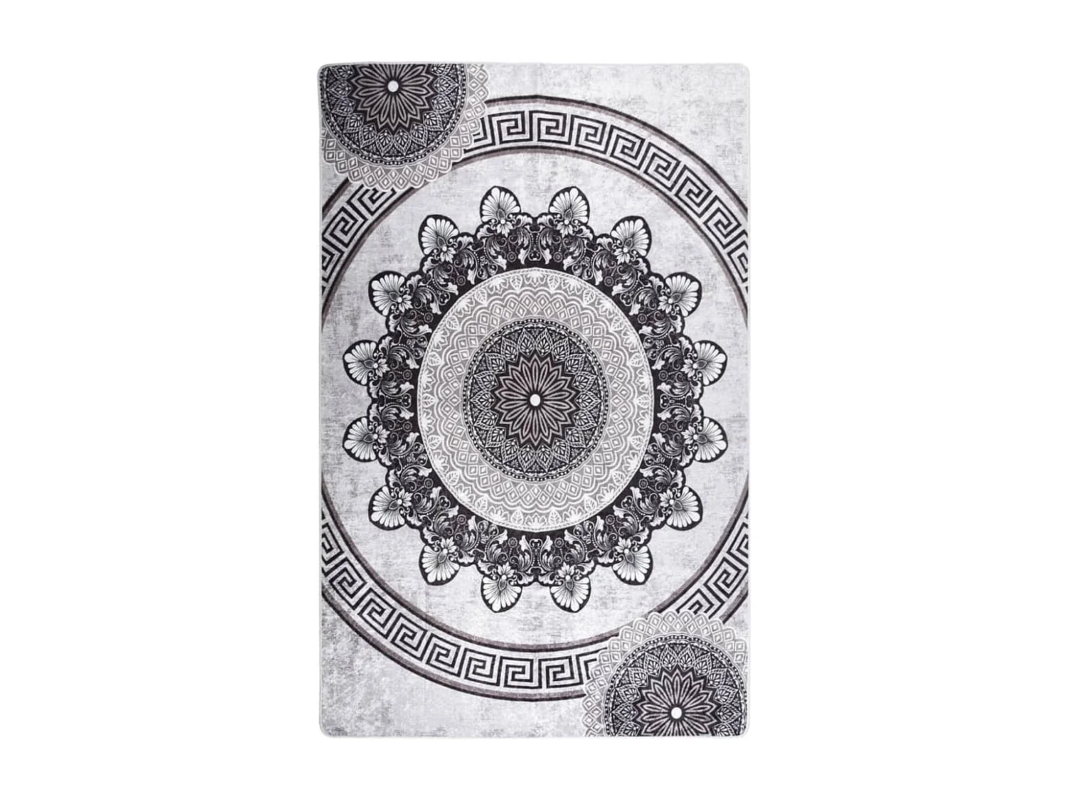 Tapis lavable antidérapant 160x230 Multicolore