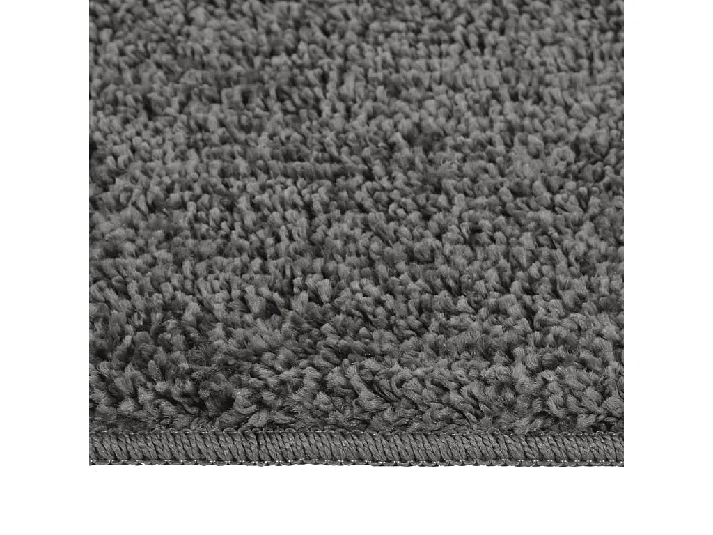 Tapis shaggy antidérapant Gris 80x150