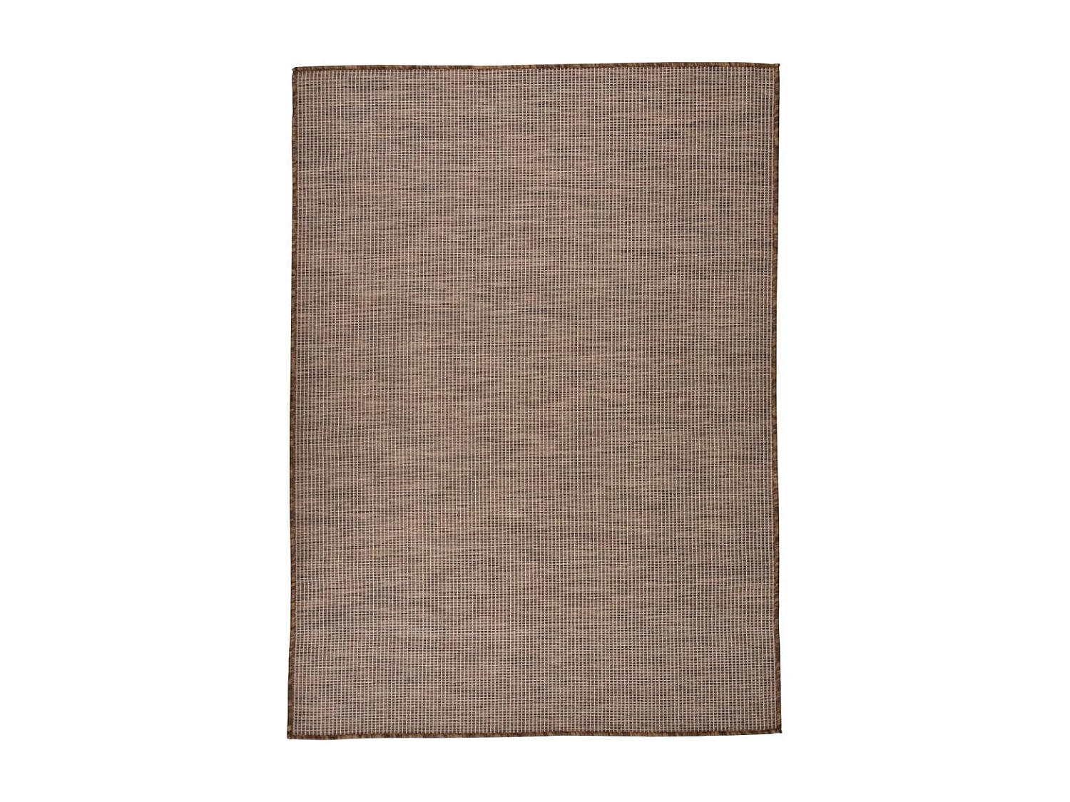 Tapis à tissage plat d'extérieur 200x280 Marron