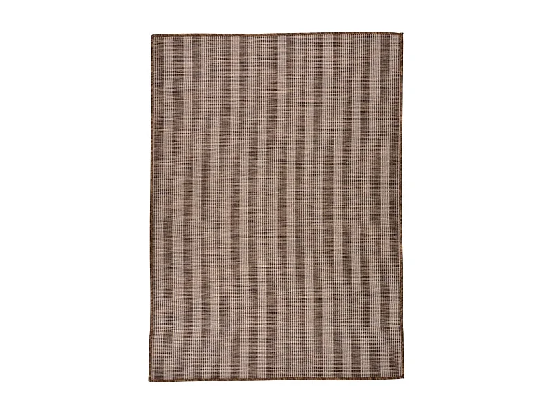 Tapis à tissage plat d'extérieur 200x280 Marron