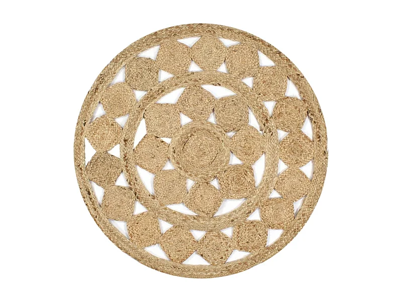 Tapis fait à la main Jute tressée 150cm 3