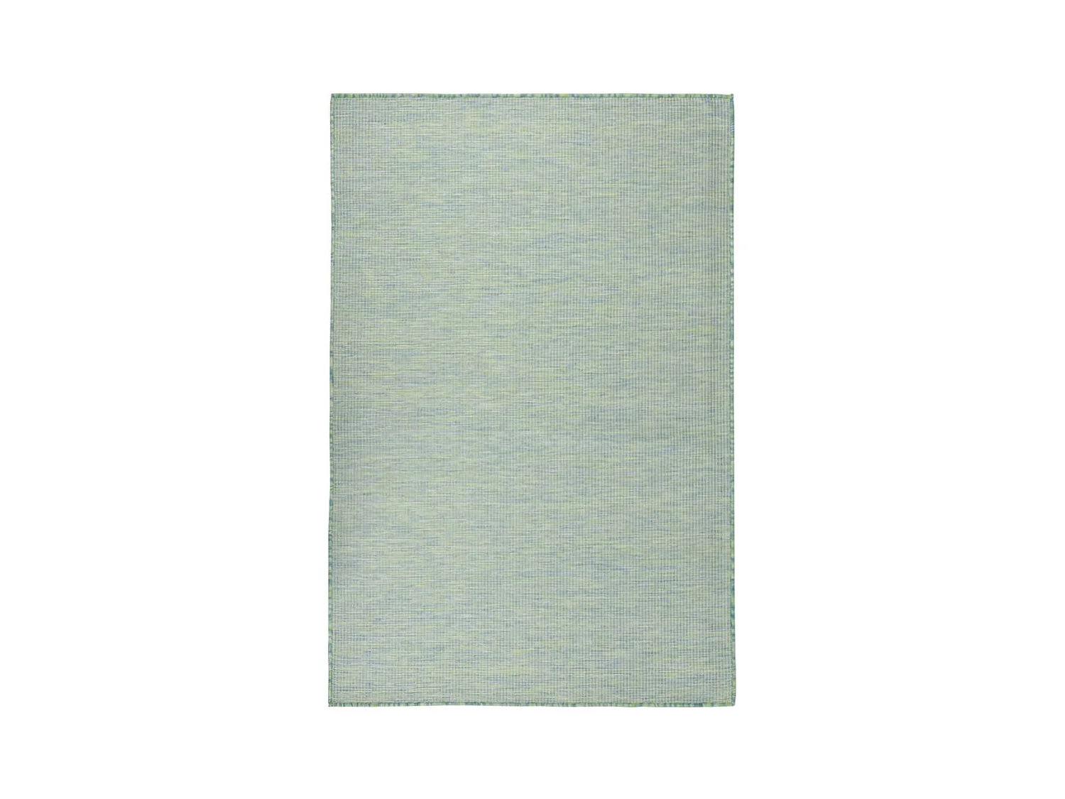 Tapis à tissage plat d'extérieur 120x170 Turquoise