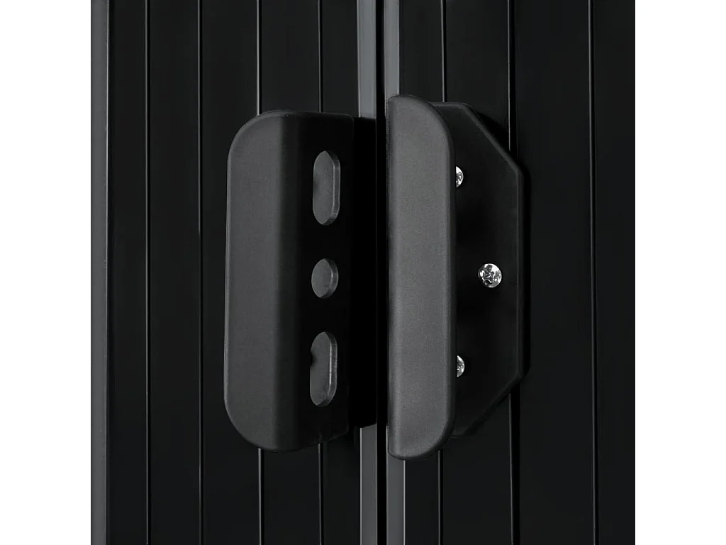 Abri de stockage pour jardin Anthracite Acier 257x205x178