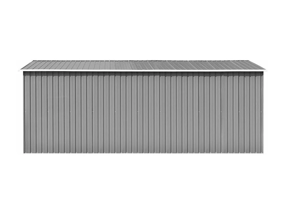 Abri de jardin 257x489x181 Métal Gris