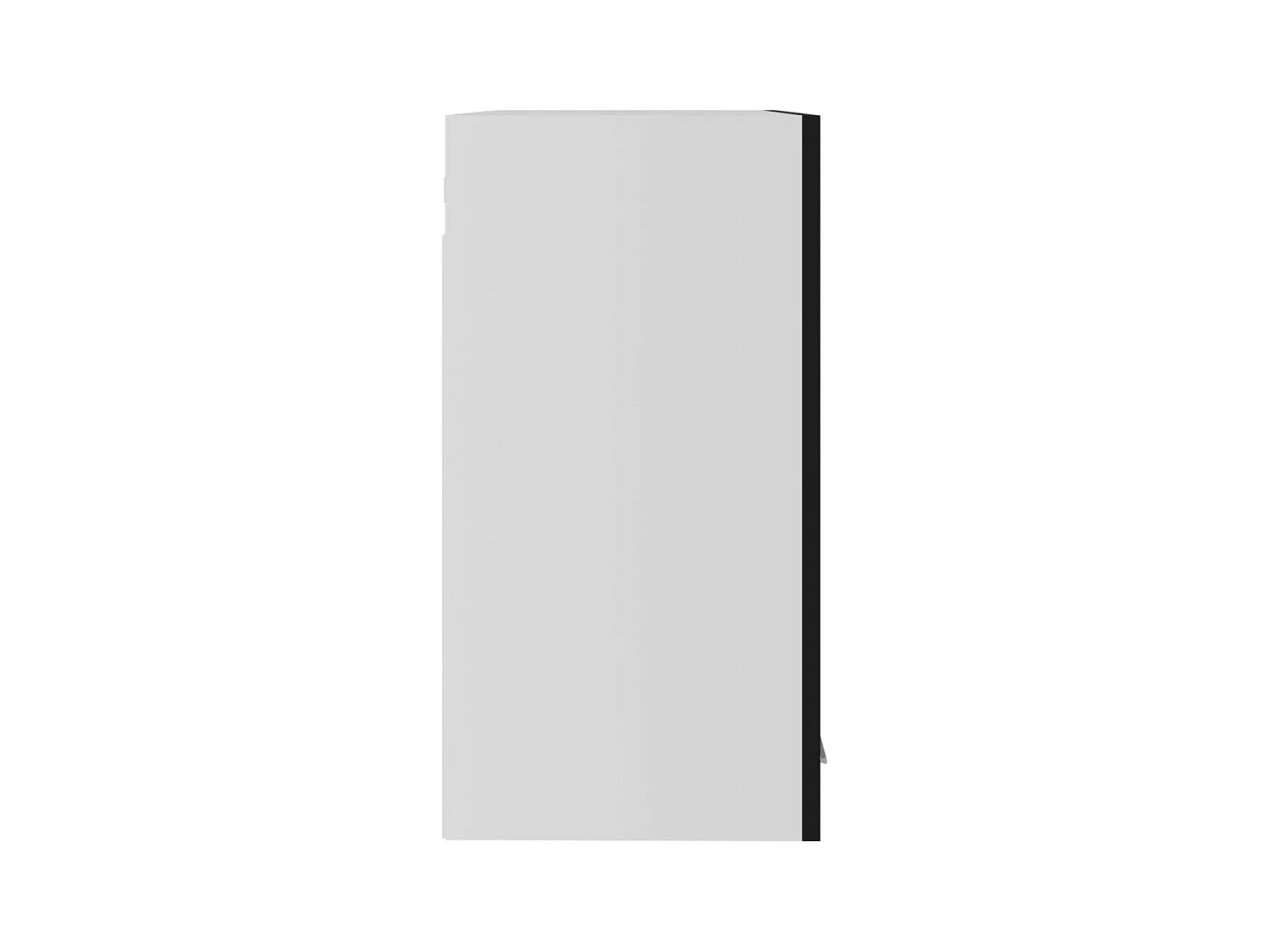 Armoire en verre suspendue Noir 60x31x60