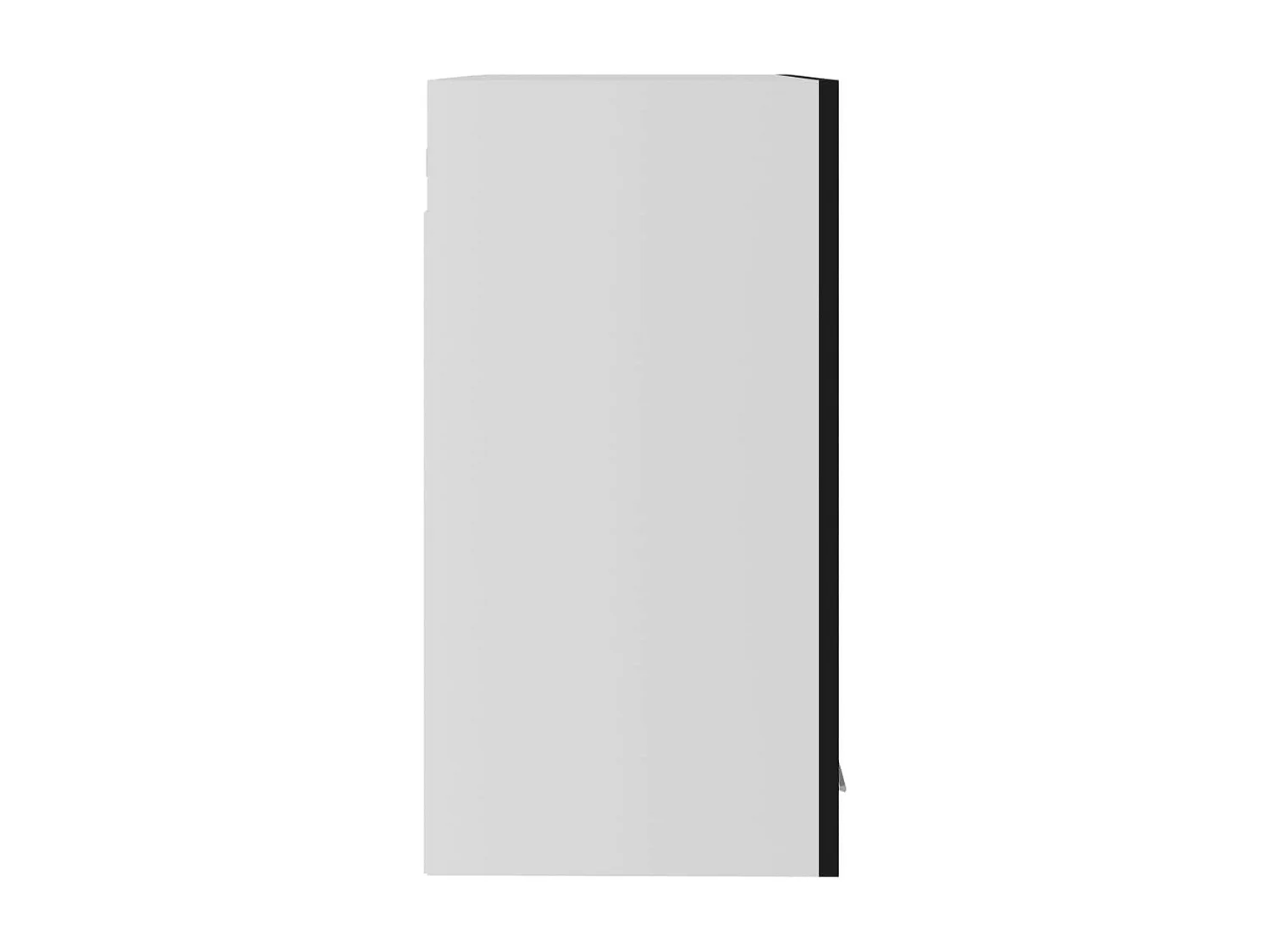 Armoire en verre suspendue Noir 60x31x60