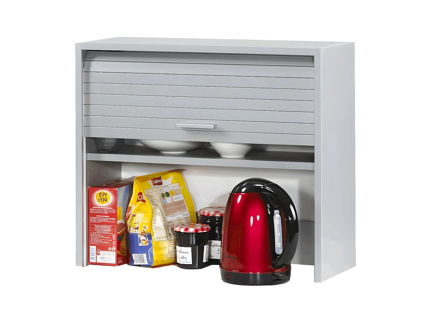 Couna grijze vliesgevelopberger L 60 x H 54