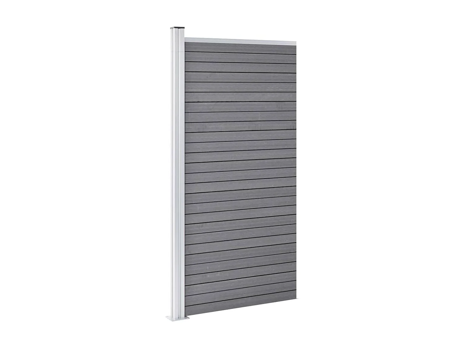 Schuttingpaneel 95x186 cm HKC grijs