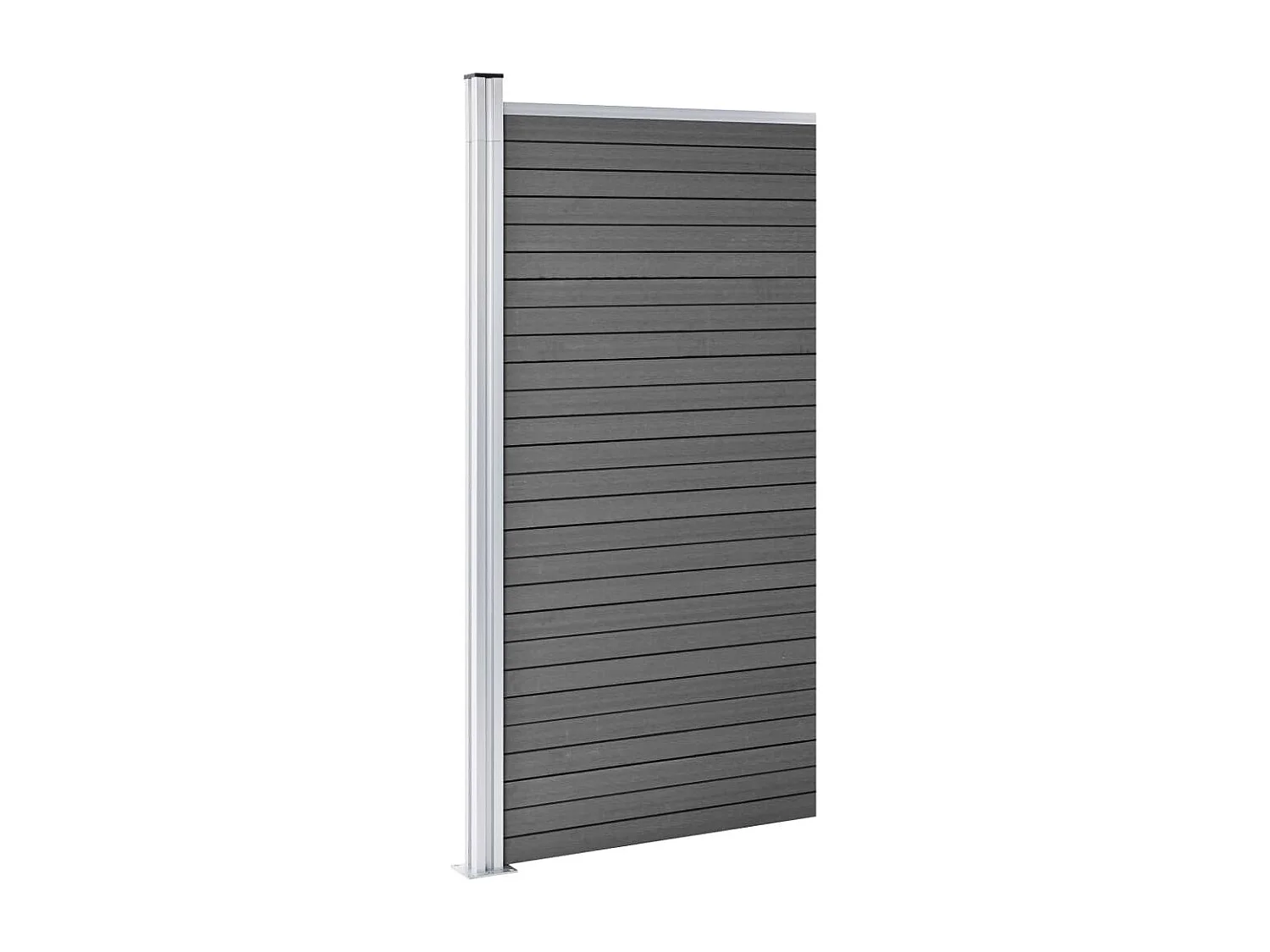 Panneau de clôture WPC 95x186 Noir