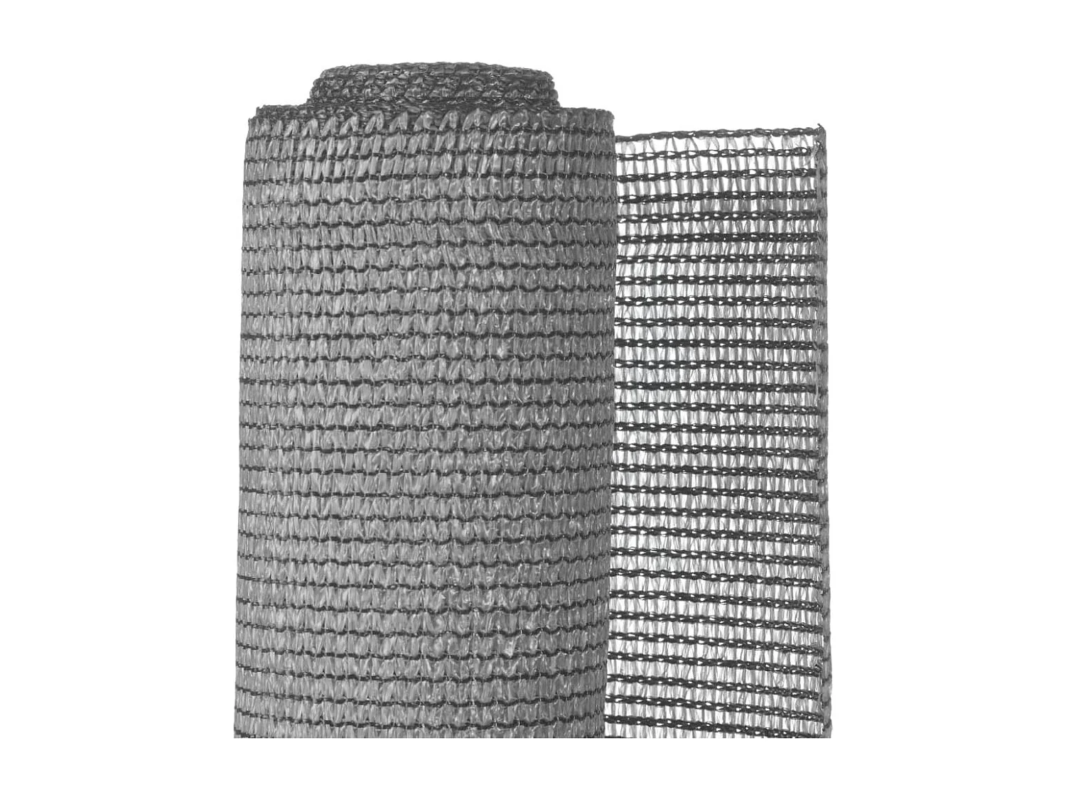 Nature Brise-vue de jardin PE 1,2 x 5 m Gris