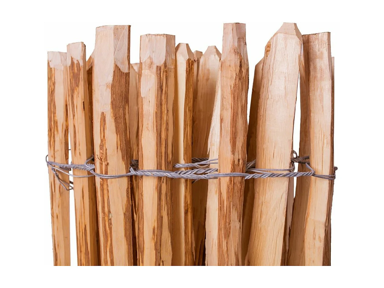 Clôture à piquets Bois de noisetier 60x500 2