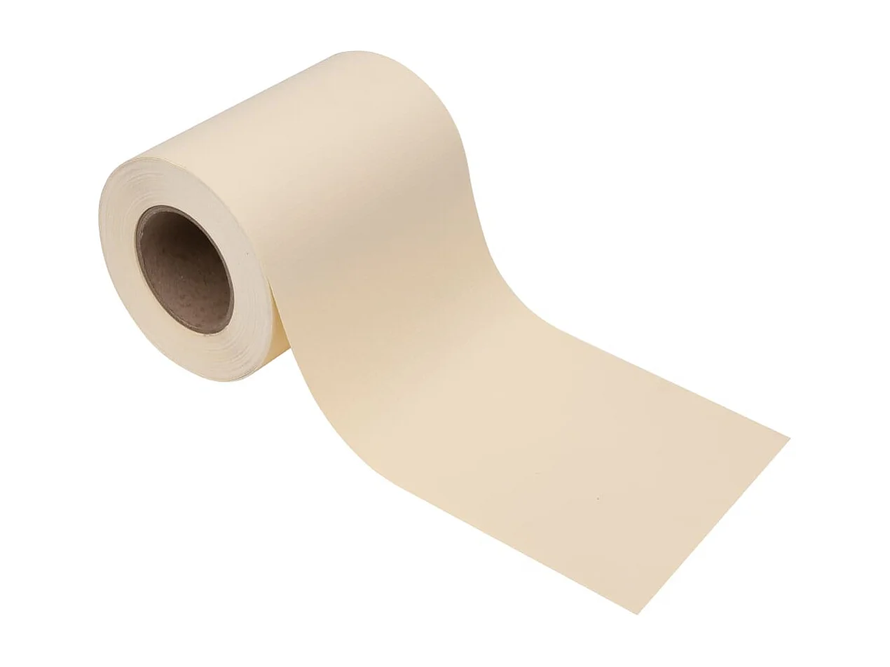 Écran d'intimité de jardin PVC 35x0,19 m Crème