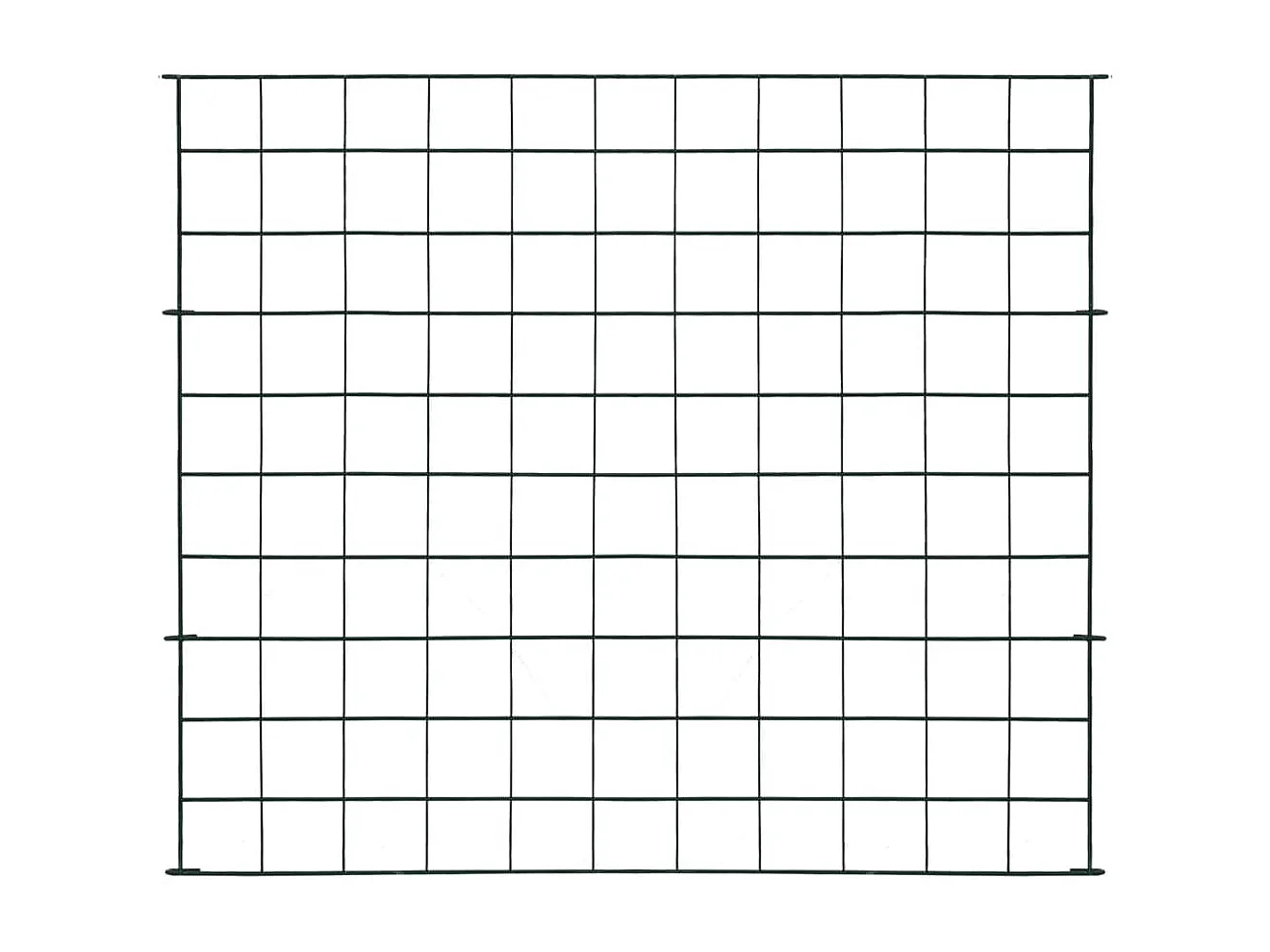 Ensemble de clôture d'étang 77,5x64 Vert