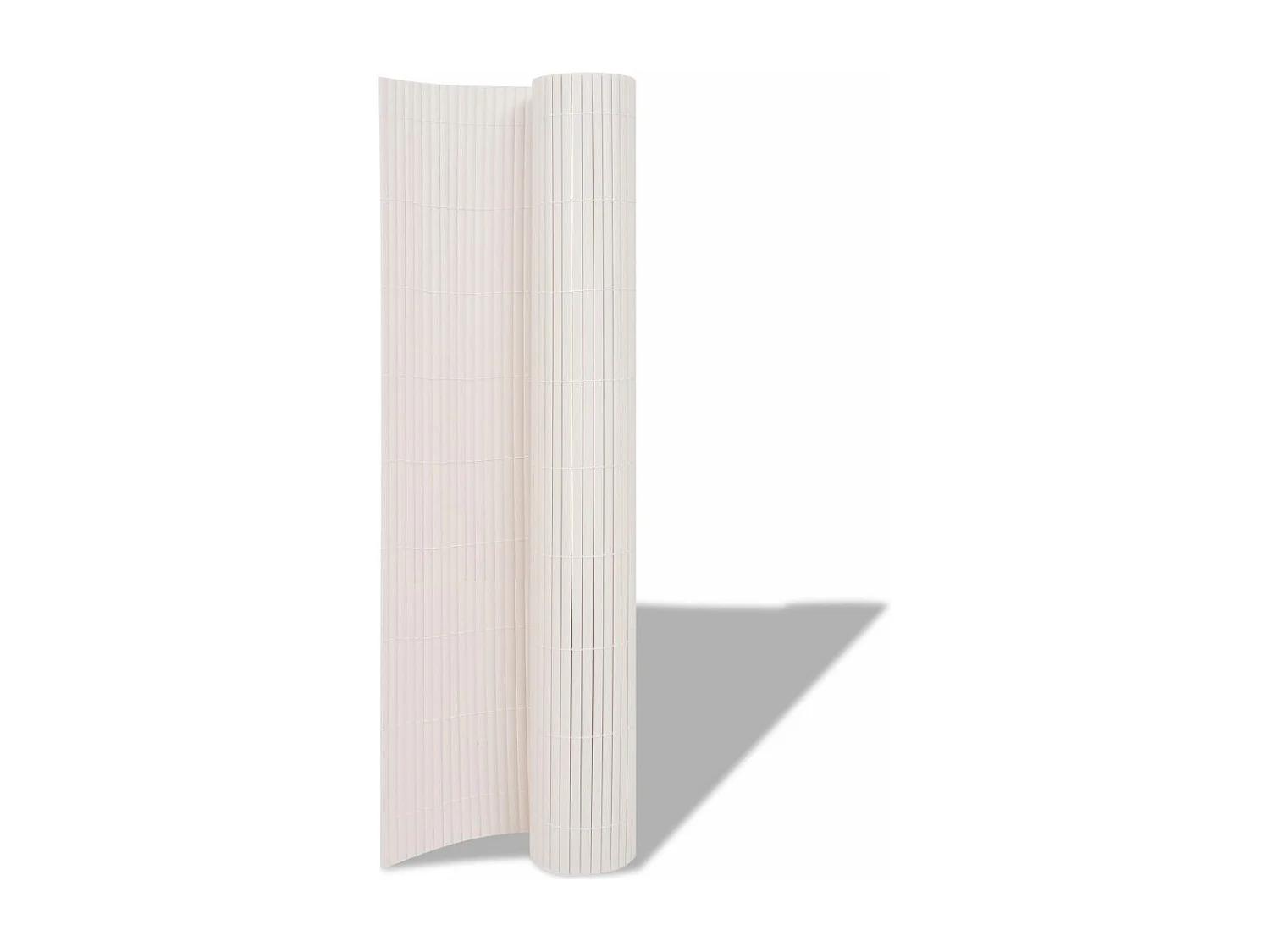 Clôture de jardin Double face 90x500 Blanc