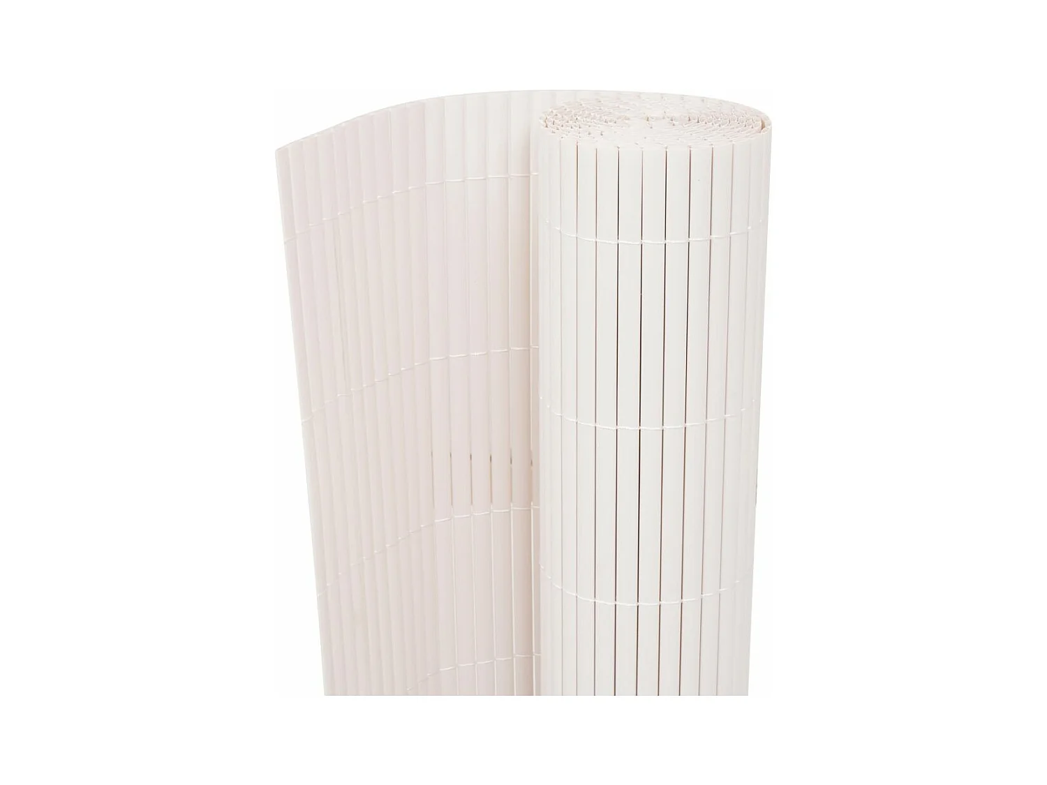 Clôture de jardin Double face 90x500 Blanc