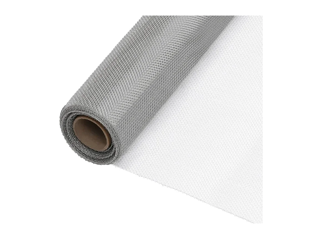 Écran en treillis Acier inoxydable 112x2000 Argenté