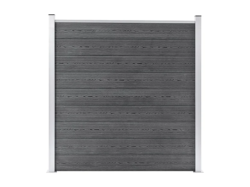 Clôture de jardin WPC 180x186 Gris