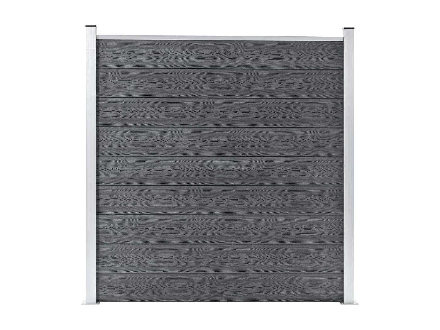 Clôture de jardin WPC 180x186 Gris