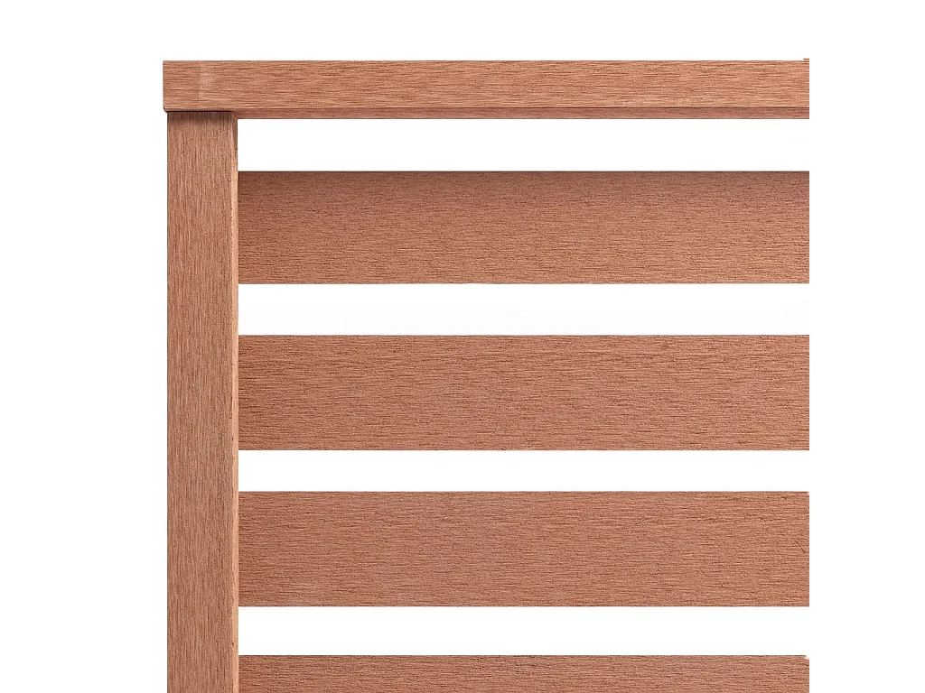 Panneau de clôture WPC 180x180 Marron