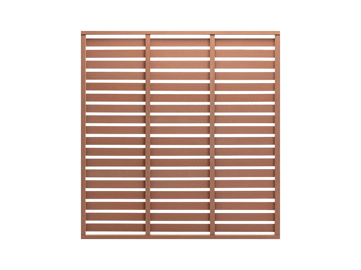 Panneau de clôture WPC 180x180 Marron