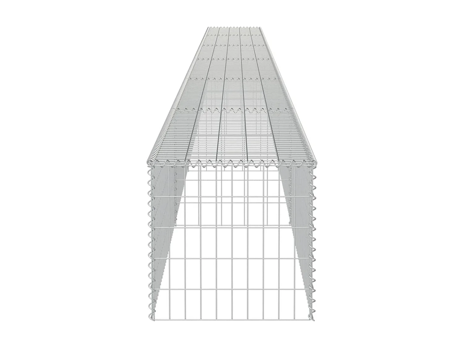 Mur à gabion avec couvercles Acier galvanisé 900 x 50x50