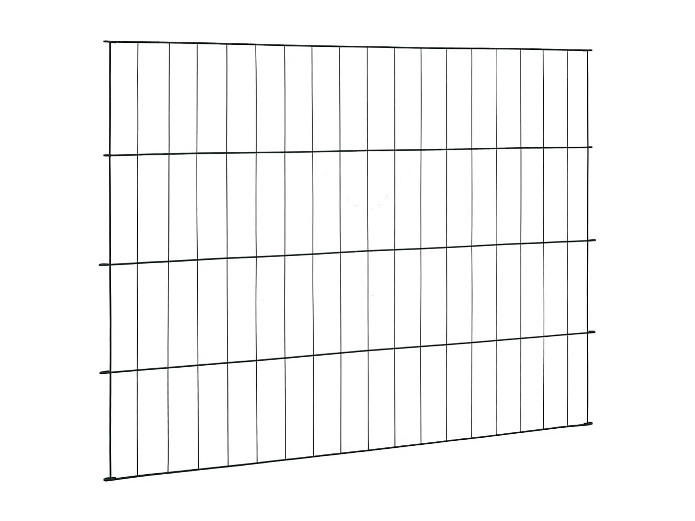 Ensemble de clôture d'étang 115x79 Vert