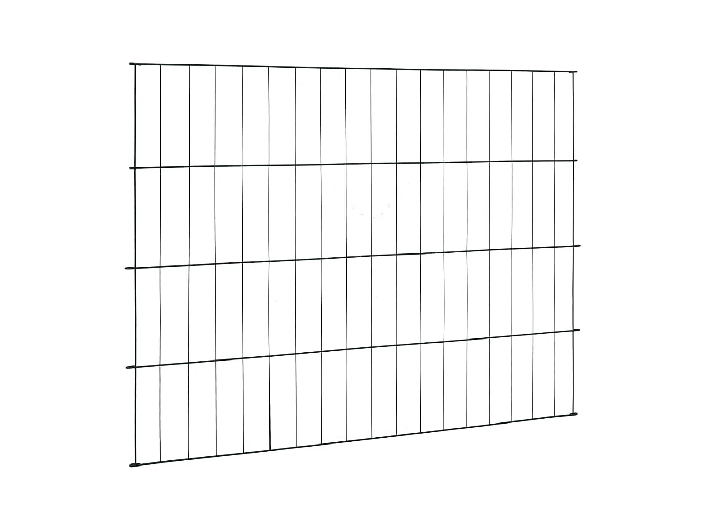 Schuttingset 115x79 cm groen