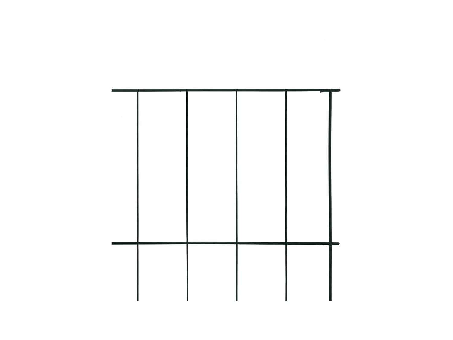 Schuttingset 115x79 cm groen