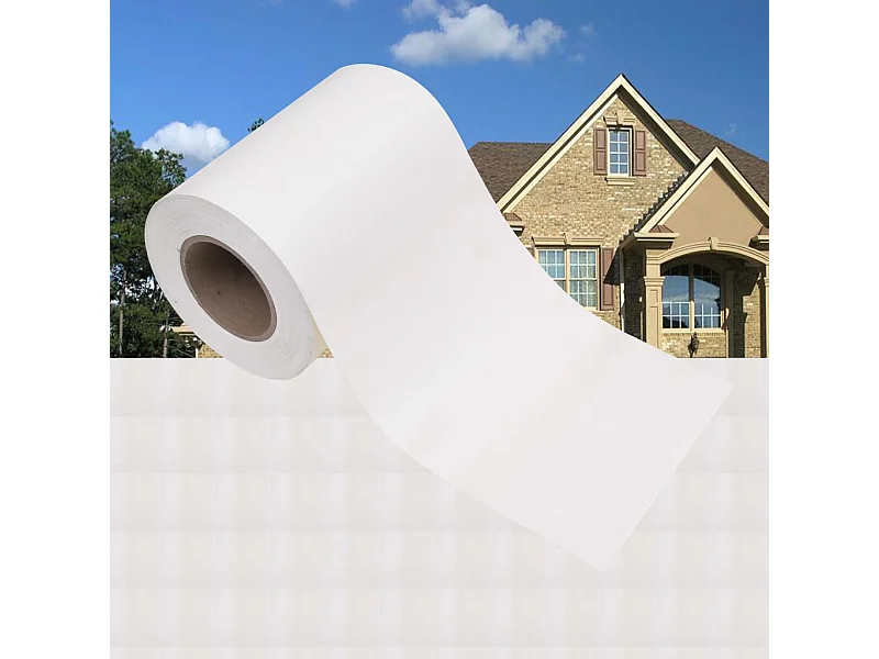 Écrans d'intimité de jardin 4 pcs PVC 35x0,19 m Blanc