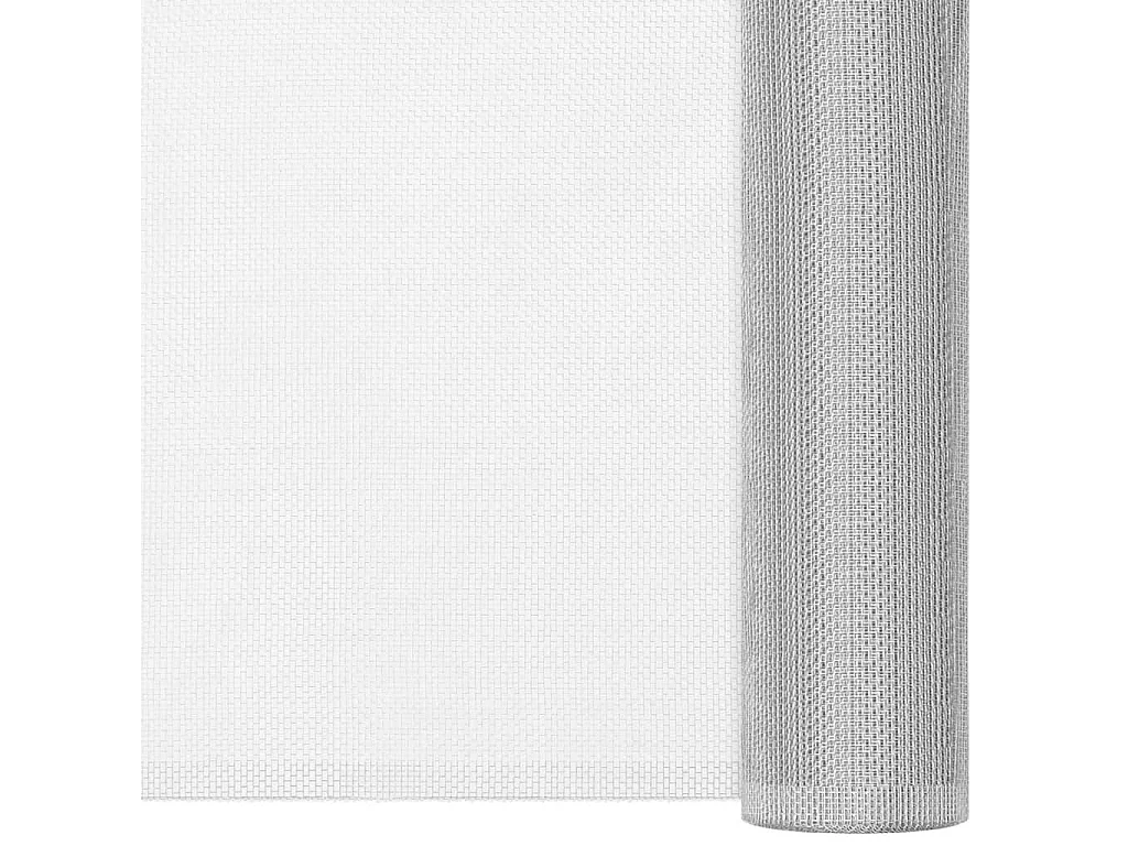 Écran en treillis Aluminium 60x500 Argenté