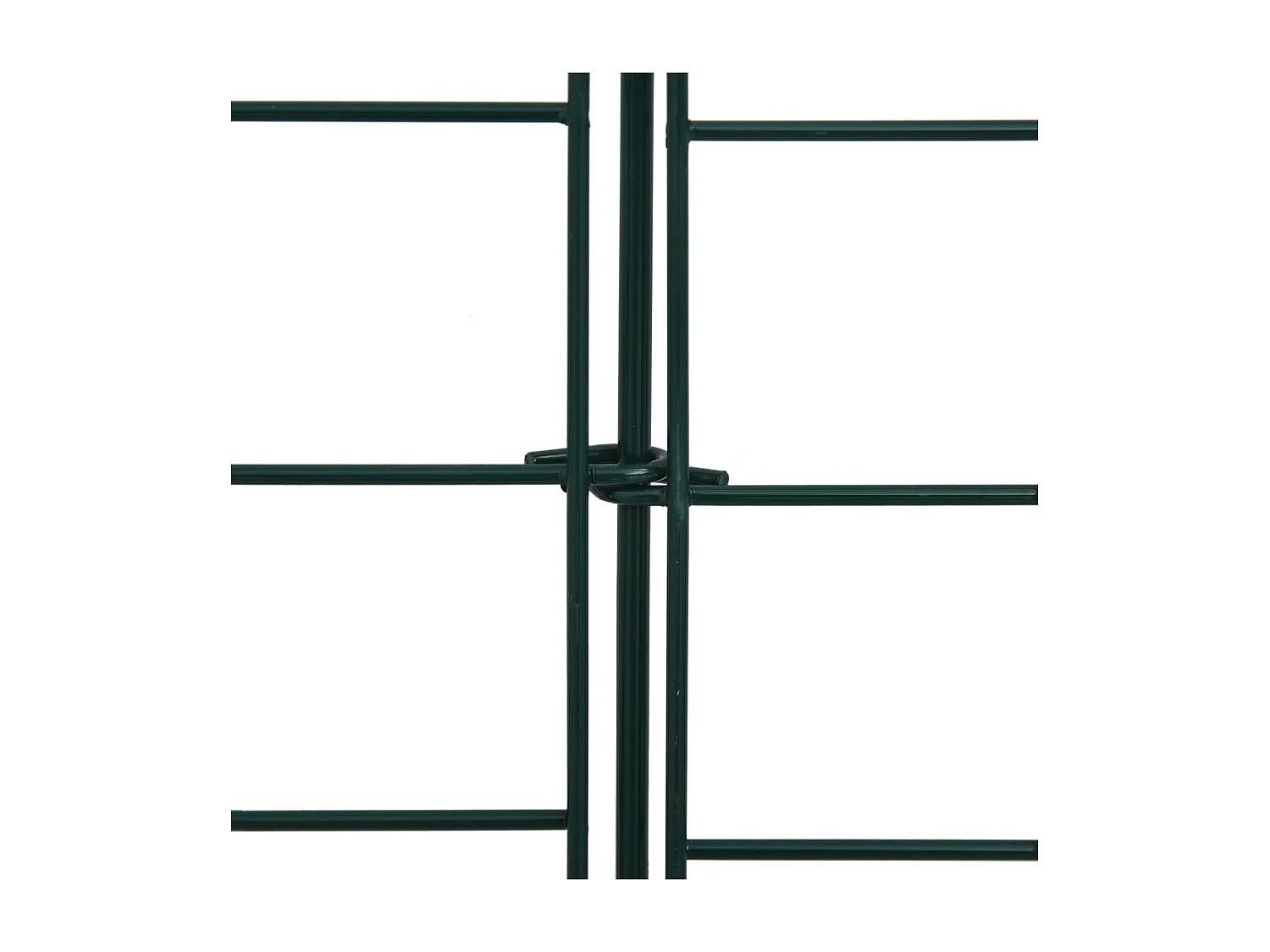 Ensemble de clôture voûtée plus basse d'étang 77,5x64 Vert