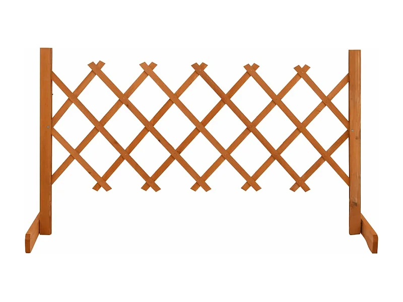 Clôture en treillis de jardin Orange 120x60 Bois de sapin