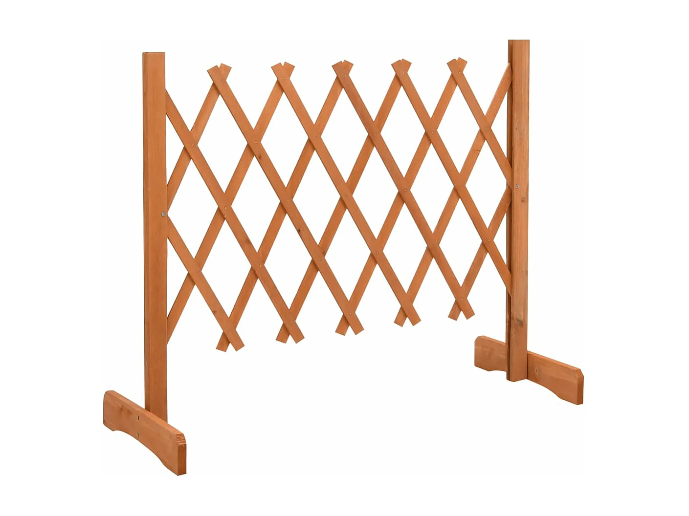 Clôture en treillis de jardin Orange 120x60 Bois de sapin