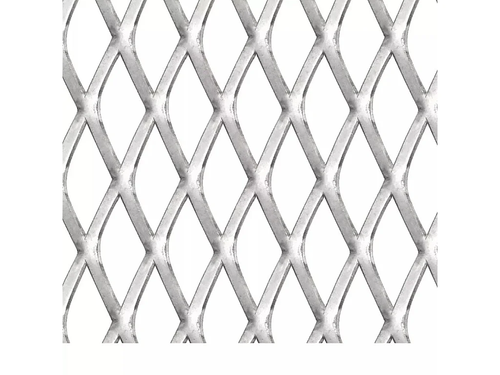 Panneau de grillage de jardin Acier inox 100x85 20x10x2 mm