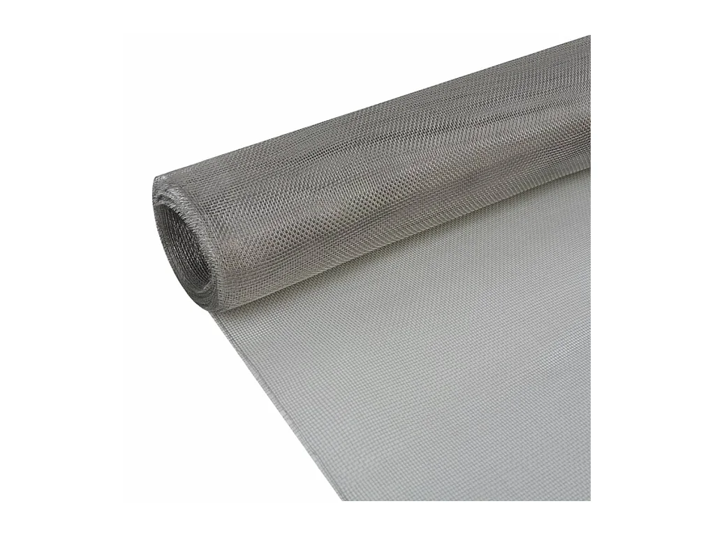 Écran en treillis Acier inoxydable 100x500 Argenté