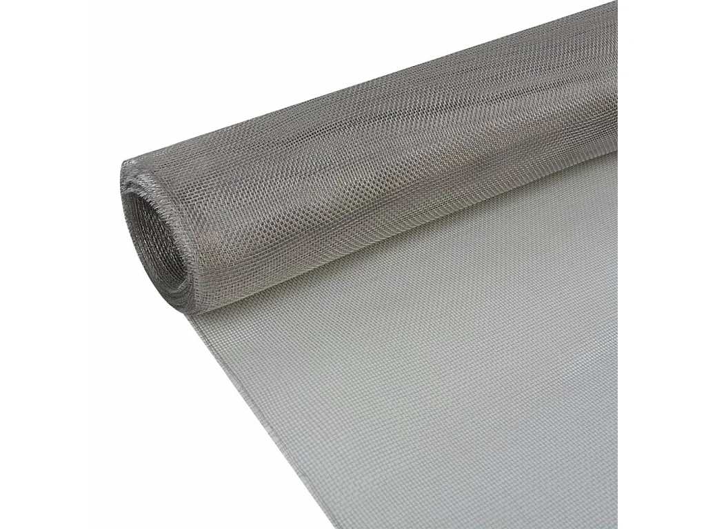 Écran en treillis Acier inoxydable 100x500 Argenté