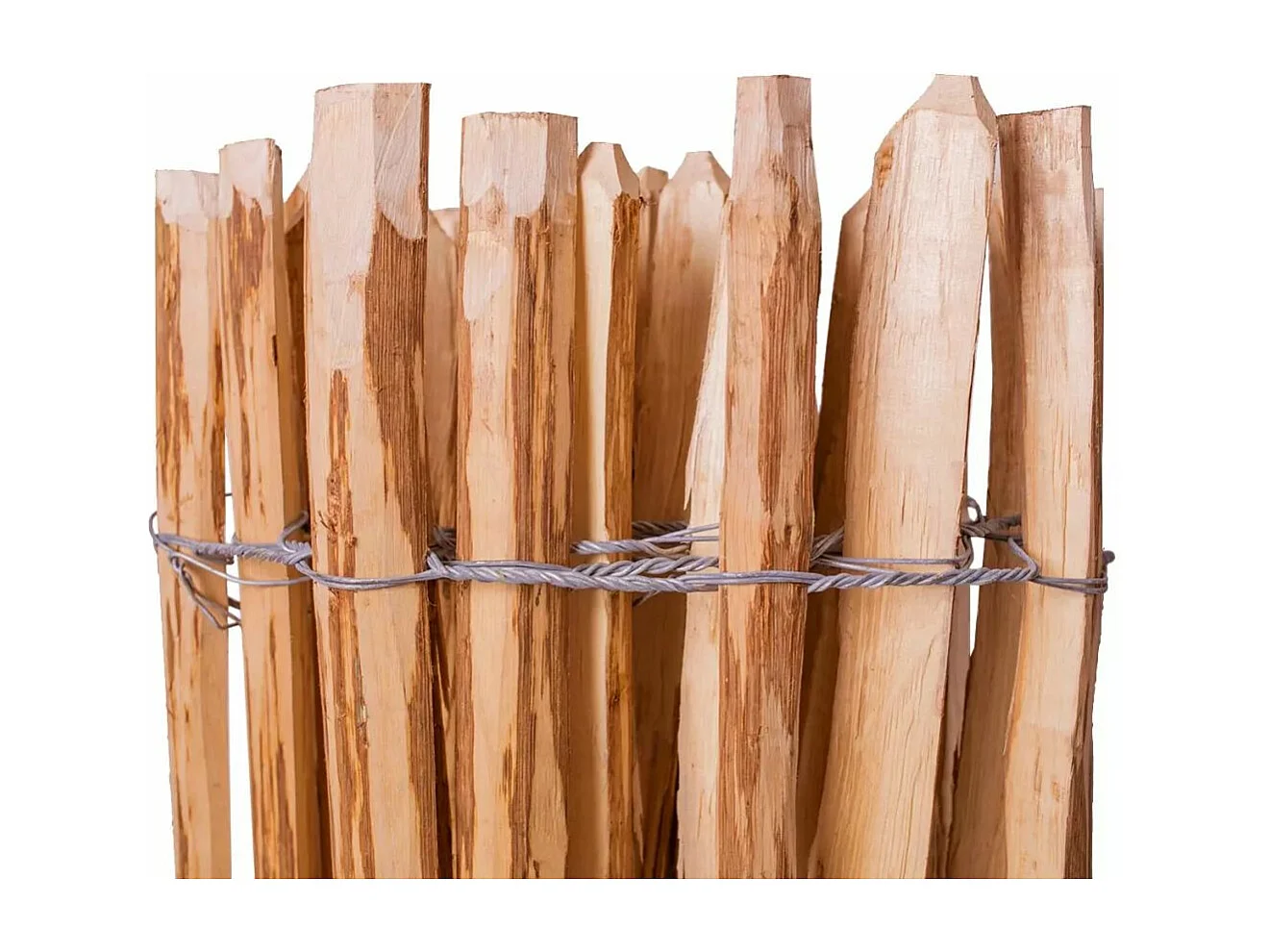 Clôture à piquets Bois de noisetier 90x500