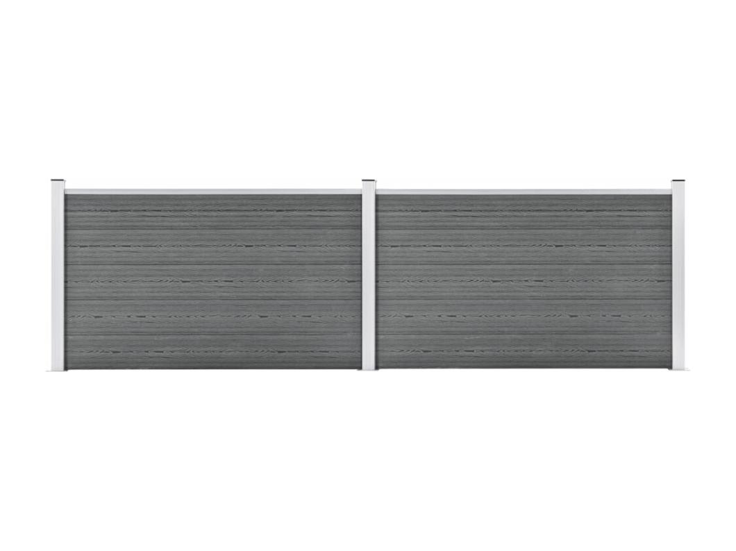 Schutting 353x106 cm HKC grijs