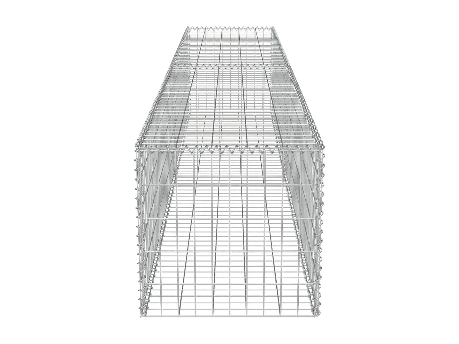Mur en gabion avec couvercles Acier galvanisé 300 x 50x50
