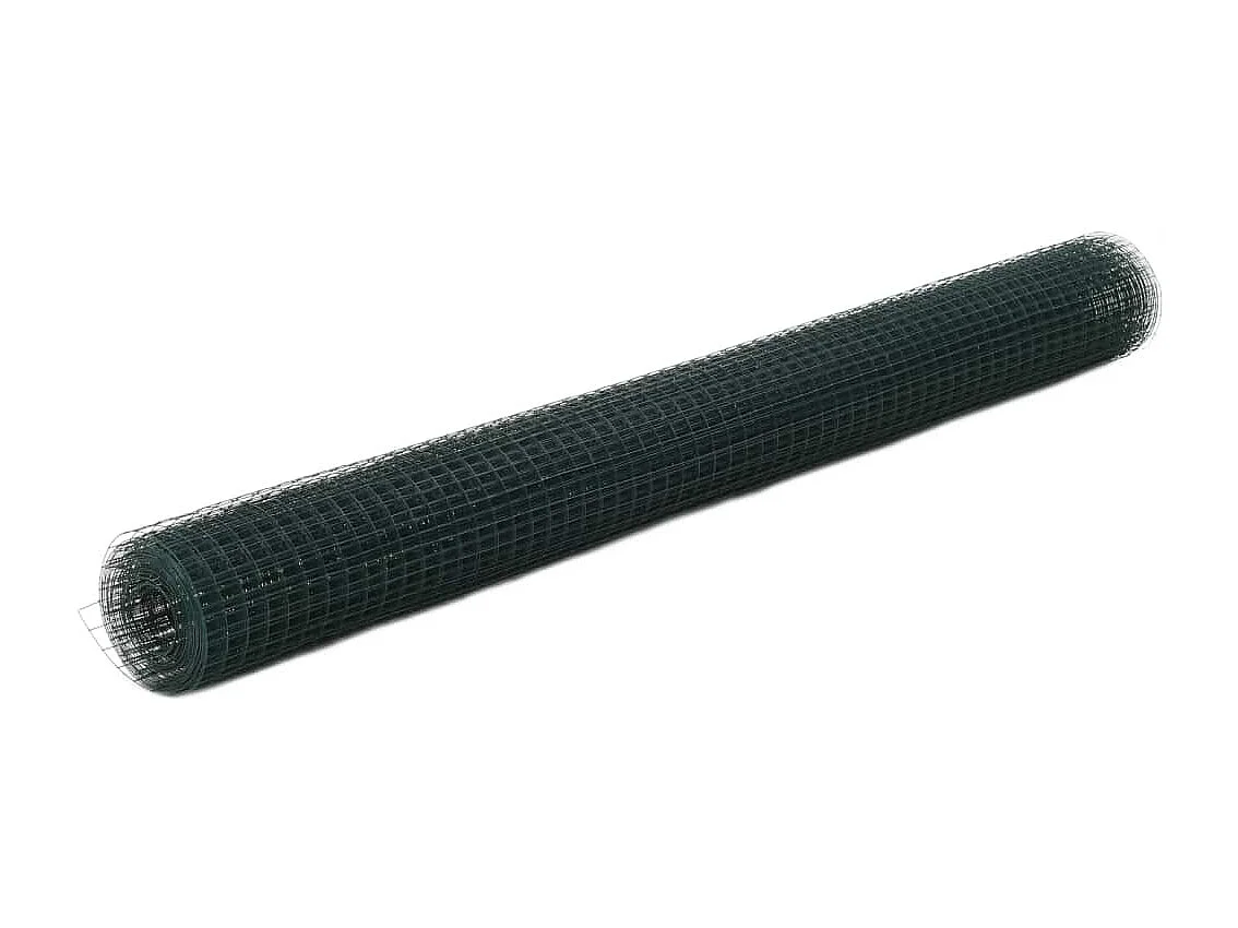Grillage Acier avec revêtement en PVC 10x1,5 m Vert 2