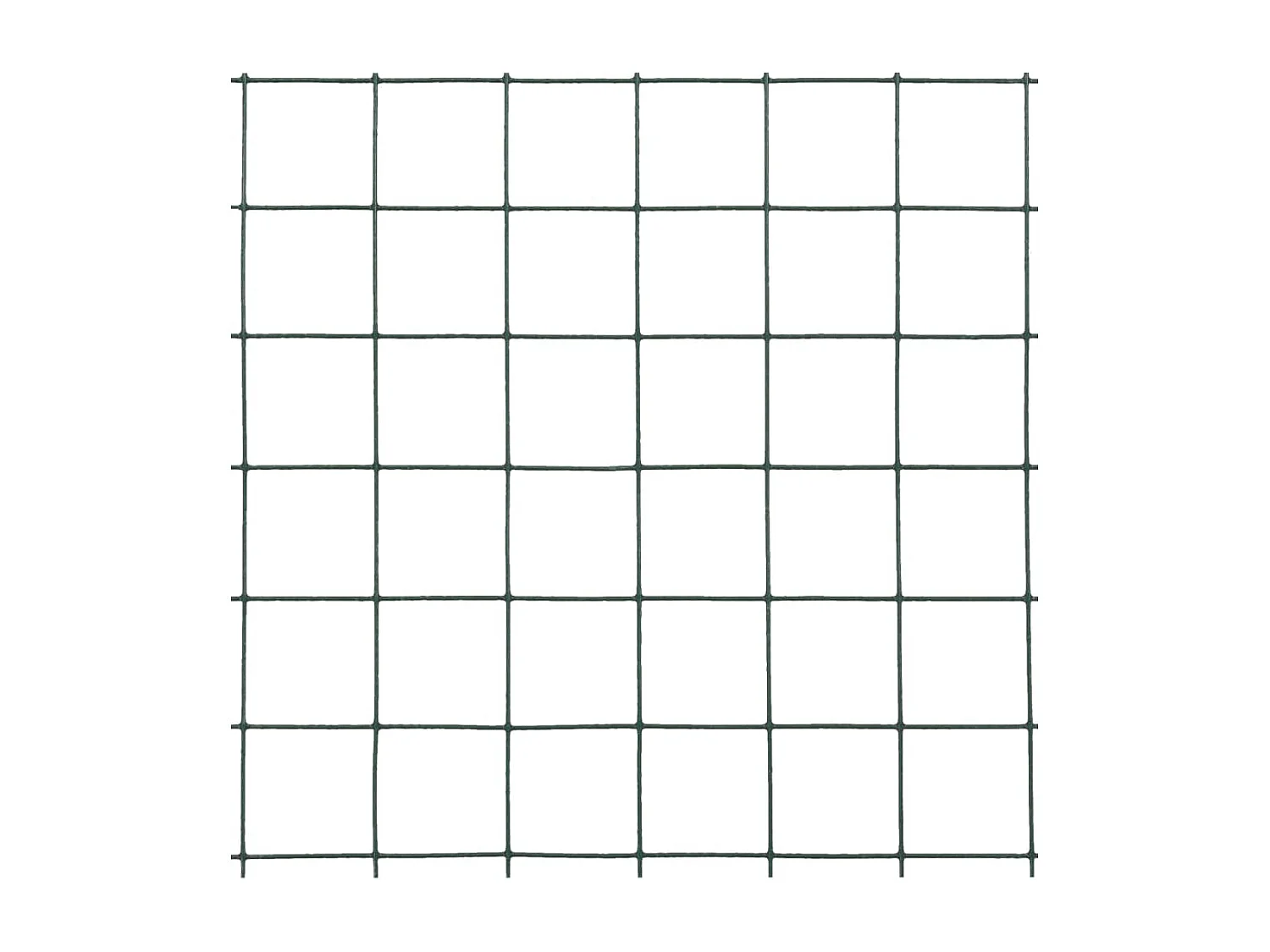 Alambrada de gallinero acero revestimiento PVC verde 10x1,5 m