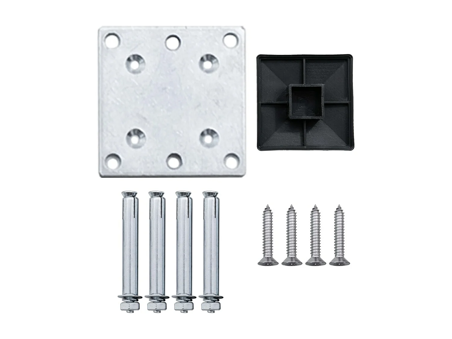 Panneau de clôture WPC 175x105 Noir