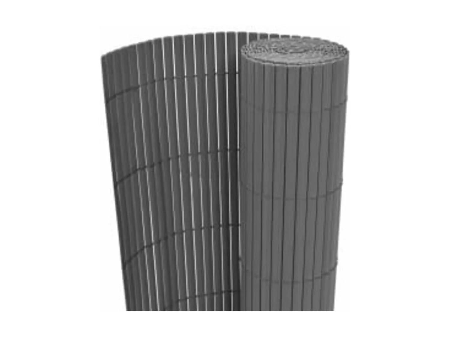 Clôture de jardin double face 110x300 Gris